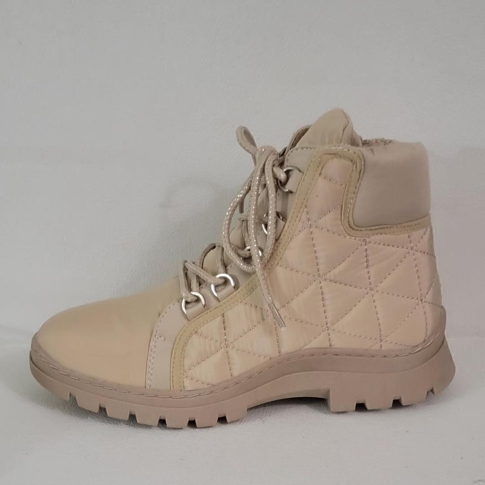 Sun + Stone Piperr Cream Quilted Cold-Weather Booties 6.5M - Picture 3 of 8